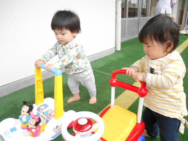 手押し車に挑戦！